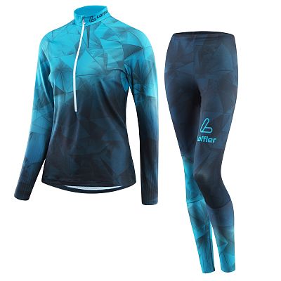 Превью  Комбинезон лыжный LOEFFLER Worldcup Women Deep Water/Topaz